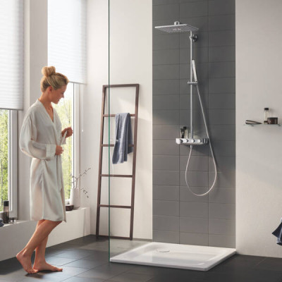Душова система Grohe Euphoria SmartControl System 310 Cube Duo 26508000 з термостатом, хром Душова система Grohe Euphoria SmartControl System 310 Cube Duo 26508000 з термостатом, хром