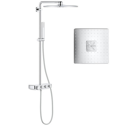Душова система Grohe Euphoria SmartControl System 310 Cube Duo 26508000 з термостатом, хром