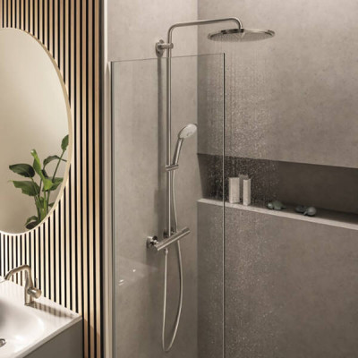 Душова система Grohe Euphoria System 310 26075DC0 з термостатом, суперсталь Душова система Grohe Euphoria System 310 26075DC0 з термостатом, суперсталь