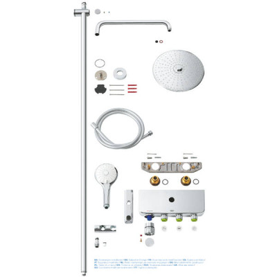 Душова система Grohe Euphoria SmartControl System 260 Mono 26510000 з термостатом, хром