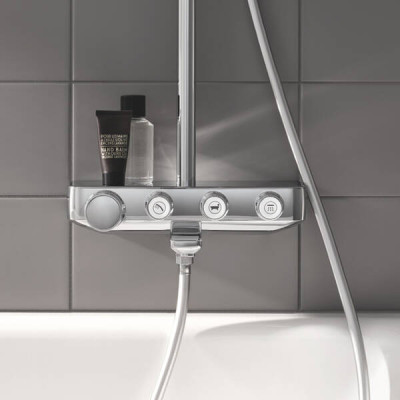 Душова система Grohe Euphoria SmartControl System 260 Mono 26510000 з термостатом, хром