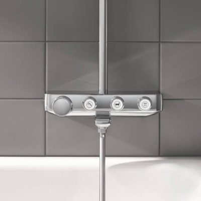 Душова система Grohe Euphoria SmartControl System 260 Mono 26510000 з термостатом, хром