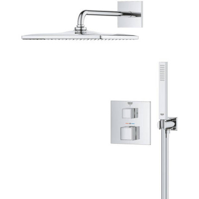 Душова система прихованого монтажу з термостатом Grohe Grohtherm Cube 34868000 Душова система прихованого монтажу з термостатом Grohe Grohtherm Cube 34868000
