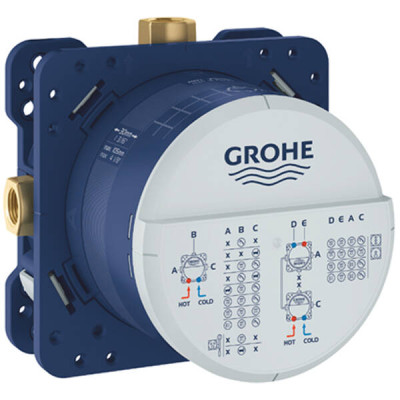 Душова система прихованого монтажу з термостатом Grohe Grohtherm SmartControl UA26415SC6 на 3 споживачі Душова система прихованого монтажу з термостатом Grohe Grohtherm SmartControl UA26415SC6 на 3 споживачі