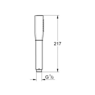 Ручний душ Grohe Grandera Stick 26852000 хром Ручний душ Grohe Grandera Stick 26852000 хром