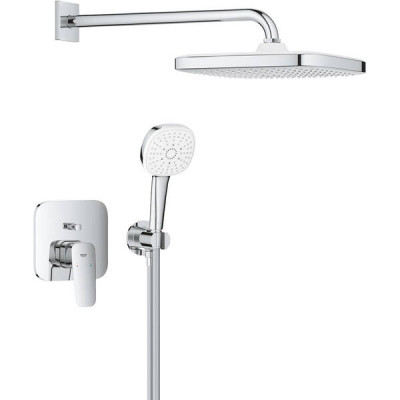 Душова система прихованого монтажу Grohe Cubeo 1053360000 хром