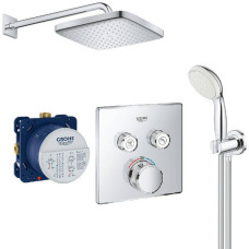 Душова система прихованого монтажу Grohe Grohtherm SmartControl UA26415SC1 з термостатом