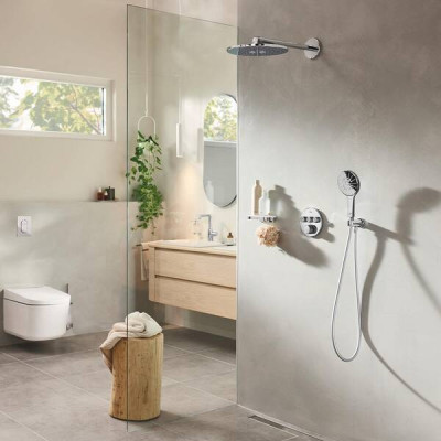 Душова система прихованого монтажу на 3 виходи з термостатом Grohe Grohtherm SmartControl 34863000 Душова система прихованого монтажу на 3 виходи з термостатом Grohe Grohtherm SmartControl 34863000