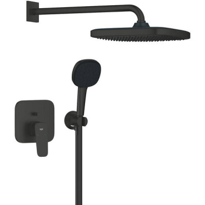 Душова система прихованого монтажу Grohe Cubeo 1053362430 чорний матовий
