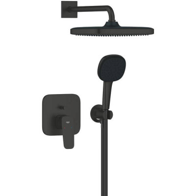 Душова система прихованого монтажу Grohe Cubeo 1053362430 чорний матовий Душова система прихованого монтажу Grohe Cubeo 1053362430 чорний матовий