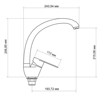 Змішувач для кухні Lidz Tani 008F (k40) LDTAN008FCRM44971 Chrome Змішувач для кухні Lidz Tani 008F (k40) LDTAN008FCRM44971 Chrome