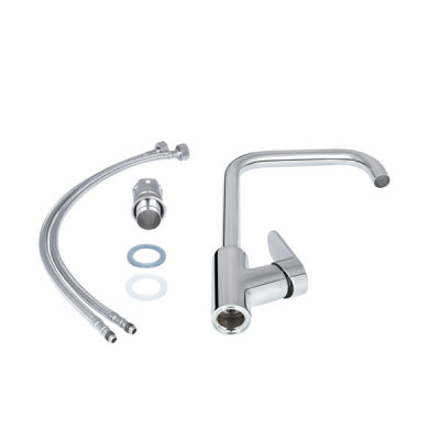 Змішувач для кухні Lidz Like 015F1 (k35) LDLIK015F1CRM42318 Chrome Змішувач для кухні Lidz Like 015F1 (k35) LDLIK015F1CRM42318 Chrome