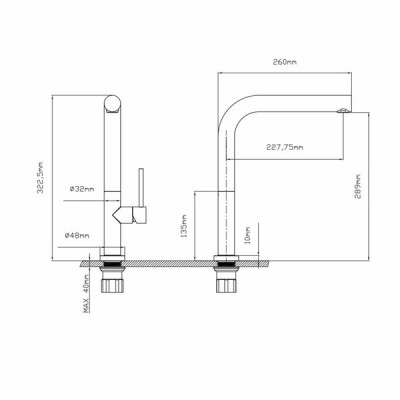 Змішувач для кухні Qtap Zdenek QTZDN9032103FC Brushed Nickel PVD Змішувач для кухні Qtap Zdenek QTZDN9032103FC Brushed Nickel PVD