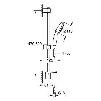 Душовий набір Grohe Tempesta 27926003