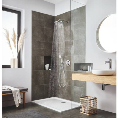 Верхній душ Grohe Tempesta 26668000 з тримачем, хром