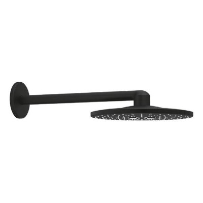Верхній душ Grohe Rainshower SmartActiv 22123KF0 310 мм, з кронштейном на 2 режими, чорний