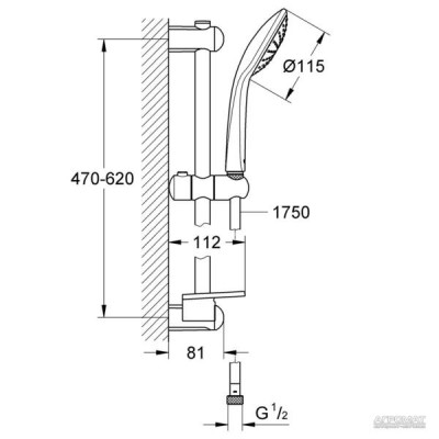 Душовий набір Grohe Euphoria Cosmopolitan 27266001 Душовий набір Grohe Euphoria Cosmopolitan 27266001