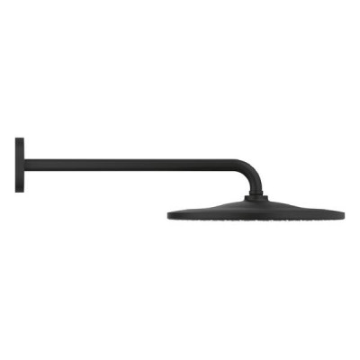 Верхній душ Grohe Rainshower 22121KF0 з кронштейном, 1 режим струменя, чорний Верхній душ Grohe Rainshower 22121KF0 з кронштейном, 1 режим струменя, чорний