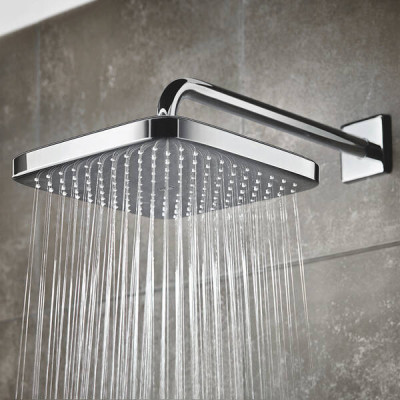 Верхній душ Grohe Tempesta 250 Cube 26687000 з кронштейном до стіни