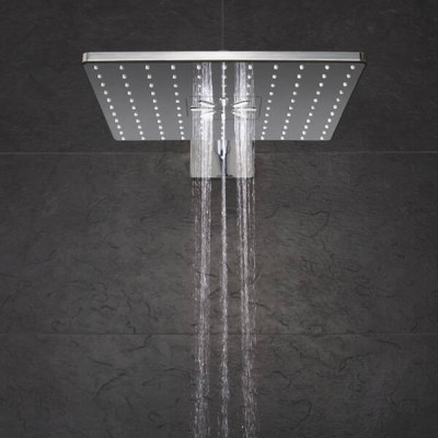 Верхній душ Grohe Rainshower SmartActive Cube 26479000 з кронштейном Верхній душ Grohe Rainshower SmartActive Cube 26479000 з кронштейном