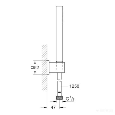 Душовий набір Grohe Euphoria Cube 27703000 Душовий набір Grohe Euphoria Cube 27703000