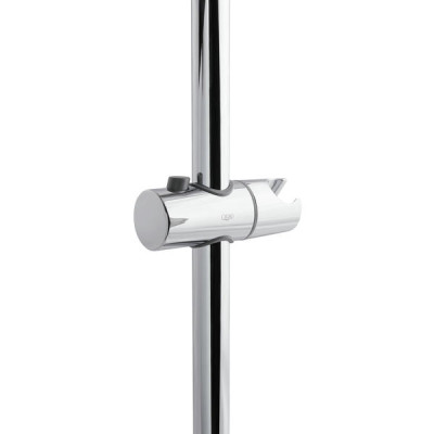 Душова стійка з тримачем універсальна Qtap Lepit 665 мм округла QTLEP82103OC Chrome Душова стійка з тримачем універсальна Qtap Lepit 665 мм округла QTLEP82103OC Chrome