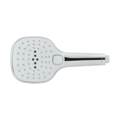 Лейка для ручного душа Qtap Rucni 120х120 мм прямоугольная QTHLA120N3KCW Chrome/White Лейка для ручного душа Qtap Rucni 120х120 мм прямоугольная QTHLA120N3KCW Chrome/White