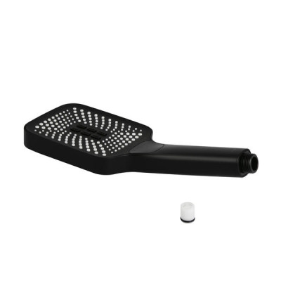 Лейка для ручного душа Qtap Rucni 140x110 мм прямоугольная QTRUC125BLM45955 Black Matt Лейка для ручного душа Qtap Rucni 140x110 мм прямоугольная QTRUC125BLM45955 Black Matt