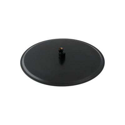 Лейка для верхнего душа Qtap Hlavova 400 мм округлая QTHLAS400O1ZBB Black Matt