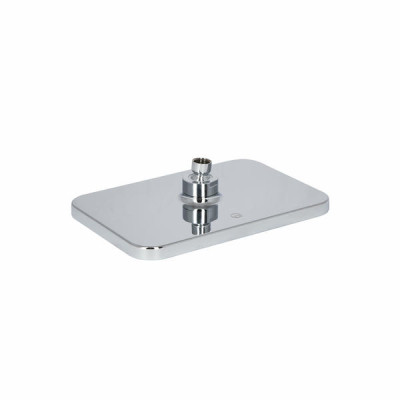 Лейка для верхнего душа Qtap Hlavova 260x180 мм прямоугольная QTHLA107CRM45784 Chrome/Black Лейка для верхнего душа Qtap Hlavova 260x180 мм прямоугольная QTHLA107CRM45784 Chrome/Black