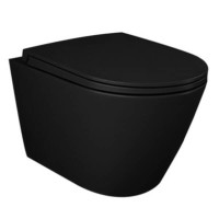 Унітаз підвісний RAK Ceramics FEELING RSTSC3901504 + RST23504A безобідковий із сидінням Soft Close