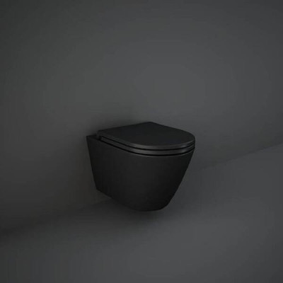 Унітаз підвісний RAK Ceramics FEELING RSTSC3901504 + RST23504A безобідковий із сидінням Soft Close Унітаз підвісний RAK Ceramics FEELING RSTSC3901504 + RST23504A безобідковий із сидінням Soft Close