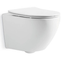 Унітаз підвісний Devit Universal 3020162 безобідковий з сидінням soft-close, quick-fix