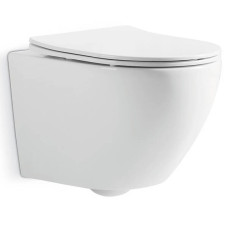 Унітаз підвісний Devit Universal 3020162 безобідковий з сидінням soft-close, quick-fix