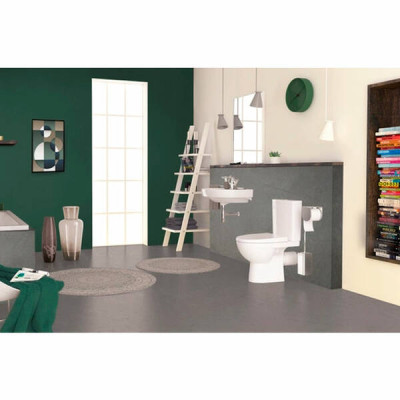 Унітаз-компакт Kolo Status 2395250UA із сидінням з дюропласту Soft close, Click2Clean Унітаз-компакт Kolo Status 2395250UA із сидінням з дюропласту Soft close, Click2Clean