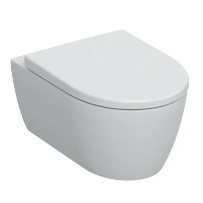 Унітаз підвісний Geberit iCon 501.664.00.1 Rimfree, з кришкою дюропласт
