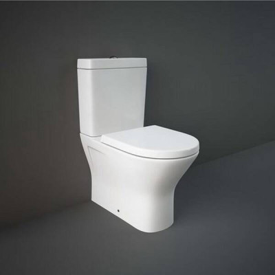 Унітаз підлоговий RAK Ceramics Resort RST17AWHA безобідковий, без бачка