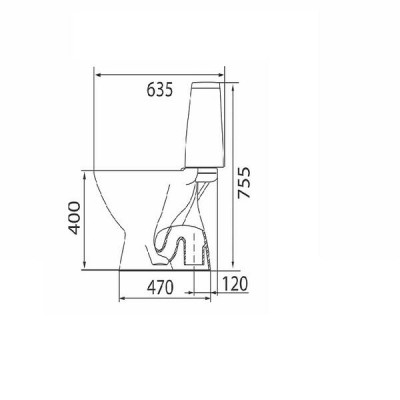 Унітаз-компакт KOLO Runa L89206200 з сидінням з кришкою Duroplast, soft-close