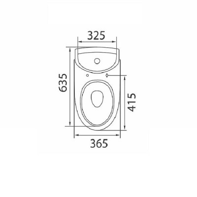 Унітаз-компакт KOLO Runa L89206200 з сидінням з кришкою Duroplast, soft-close