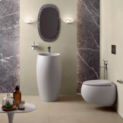 Унітаз підвісний Rak Ceramics CLOUD CLOWC1446504A + CLOSC3901504 з кришкою Duroplast, SLIM, Soft Close, Quick Release, безобідковий, чорний матовий Унітаз підвісний Rak Ceramics CLOUD CLOWC1446504A + CLOSC3901504 з кришкою Duroplast, SLIM, Soft Close, Quick Release, безобідковий, чорний матовий