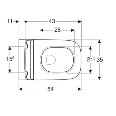 Унітаз підвісний Geberit Smyle Square 500.685.01.1 Rimfree, із сидінням Soft Close (Sandwich) Унітаз підвісний Geberit Smyle Square 500.685.01.1 Rimfree, із сидінням Soft Close (Sandwich)