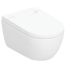 Унітаз-біде підвісний Geberit AquaClean Alba 146.350.01.1, KeraTect, накладка біла