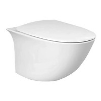 Унітаз підвісний RAK Ceramics Sensation SENWC1446AWHA безобідковий
