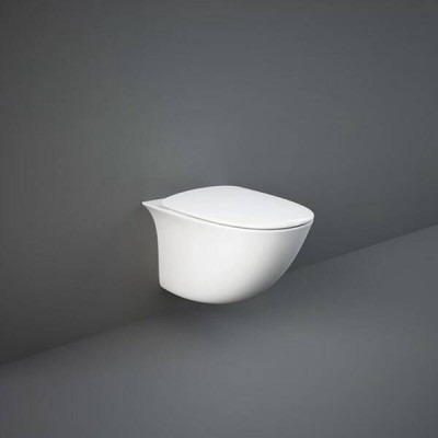 Унітаз підвісний RAK Ceramics Sensation SENWC1446AWHA безобідковий Унітаз підвісний RAK Ceramics Sensation SENWC1446AWHA безобідковий