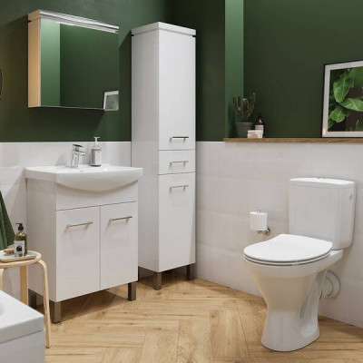 Унітаз-компакт Mito Cersania CCKZ1015011894 704 Simpleon 011 3/6 із дюропластовим сидінням Soft close, білий глянець Унітаз-компакт Mito Cersania CCKZ1015011894 704 Simpleon 011 3/6 із дюропластовим сидінням Soft close, білий глянець