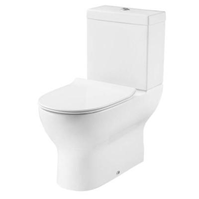 Унітаз-компакт Devit Fresh 3110121 безобідковий із сидінням Slim з дюропласту Soft Close, quick-fix