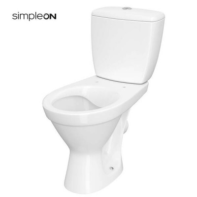 Унітаз-компакт Mito Cersania CCKZ1014916402 705 Simpleon 011 3/6 із дюропластовим сидінням Soft close, білий глянець
