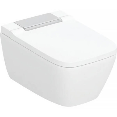 Унітаз-біде підвісний Geberit AquaClean Sela Square 146.250.21.1 безобідковий з кришкою Soft-close