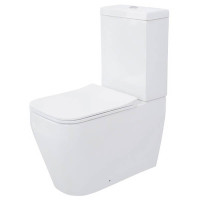 Унітаз-компакт Devit Optima 3110140 безобідковий з кришкою Soft-Close