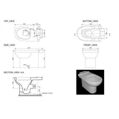 Унітаз-компакт Devit Smart 3010146 з сидінням Soft Close (3013146) Унітаз-компакт Devit Smart 3010146 з сидінням Soft Close (3013146)